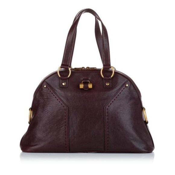 Saint Laurent Muse Pre Owned Ysl Leather Handbag Satchel - Picture 1 of 6